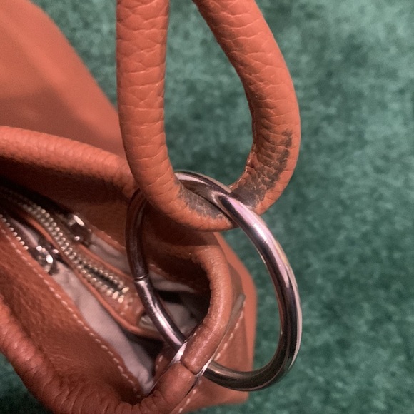 Faiez brown pebble leather purse - Picture 13 of 14